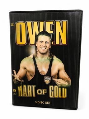 WWE Owen Hart | Hart Of Gold 3-Disc DVD Set 🩷🖤 WWE Legend